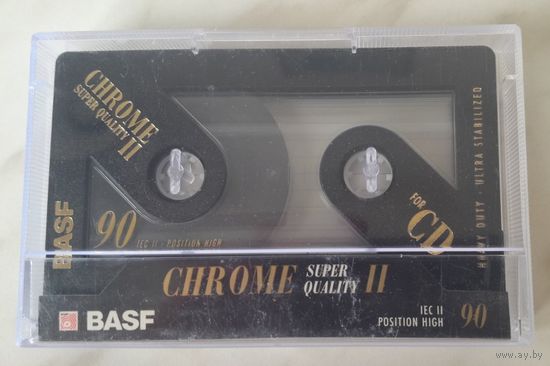Хромовая аудиокассета BASF Chrome Super Quality II 90 (90 минут)