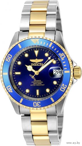 Часы Invicta Mako Pro Diver новые с автоподзаводом и жёлтым ротором. Механика. Водостойкость 200 м по ISO 22810.