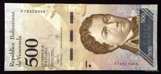 Венесуэла, 500 боливаров 2017 год, UNC