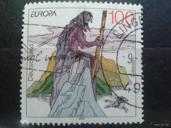 Германия 1997 Европа, сказка Михель-1,0 евро гаш.