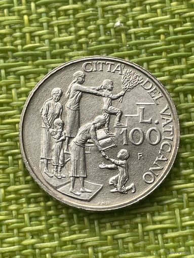 Ватикан 100 лир 1996 г