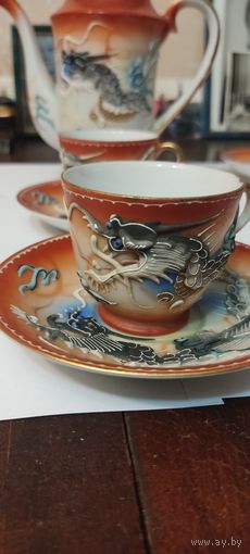 Японский сервиз Дракон(Гейша)