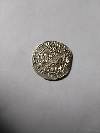 Полугрош 1548 штемпельный блеск