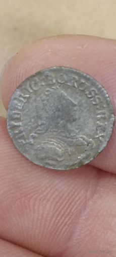 Редкая монетка 1756 года Пруссия с рубля.