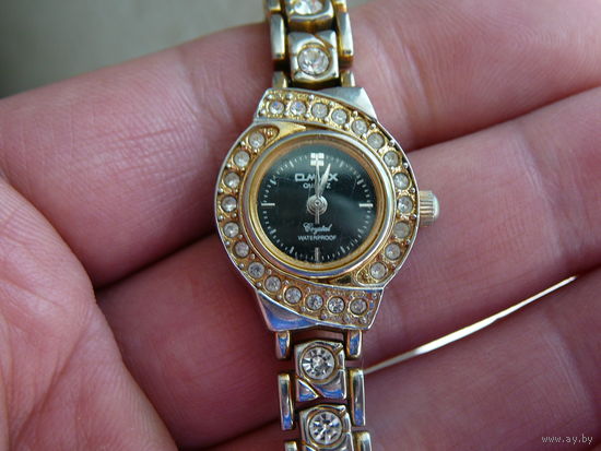 OMAX CRYSTAL НЕЖНЫЕ ЖЕНСКИЕ ЧАСИКИ