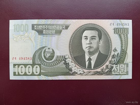 Северная Корея 1000 вон 2006 UNC
