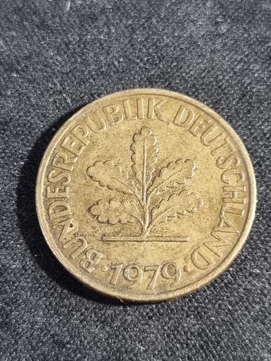 Германия 10 пфеннигов 1979 F