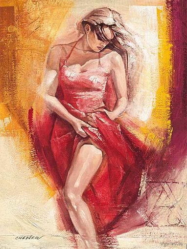 Ravensburger(Германия) Изумительной красоты паззл Испанская танцовщица(1000 элементов)