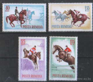 РУМ. М. 2276/79. Конные скачки. 1964. ЧиСт.