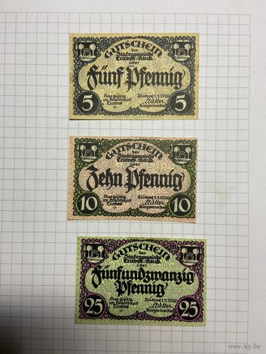 Нотгельд 5-10-25 пфеннигов -2712