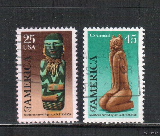США-1989, (Мих.2055-2056),   гаш. ,Искусство (полная серия)(2)