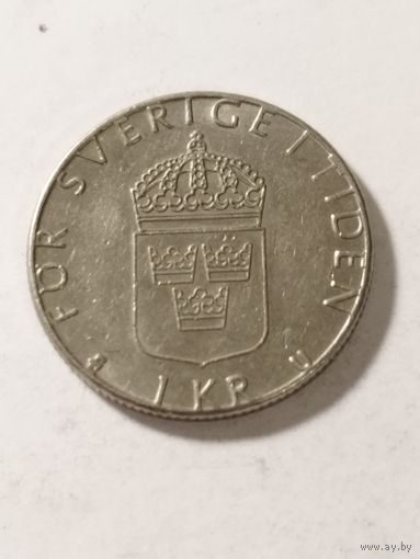 Швеция 1 крона 1977