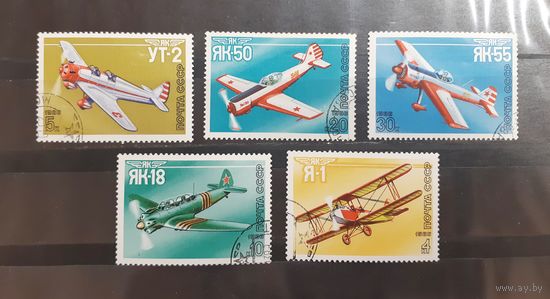 СССР. 1986 год. Авиация. Военные самолёты (318)