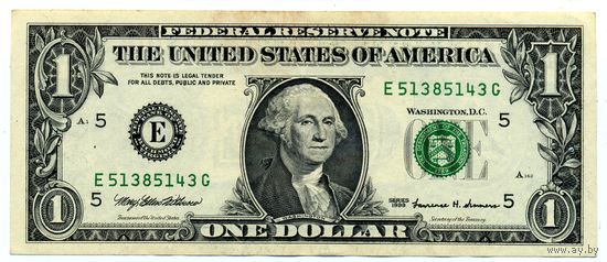 1 доллар 1999 E