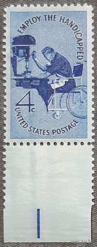 1960 Нанимайте инвалидов  США