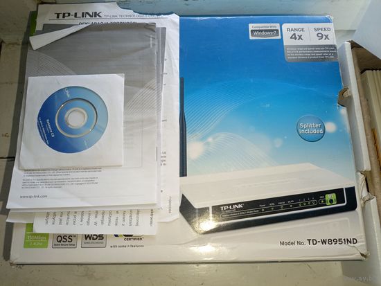 Беспроводной DSL-маршрутизатор TP-Link TD-W8951ND