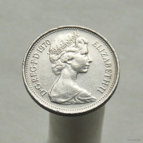 Великобритания 5 пенсов 1970