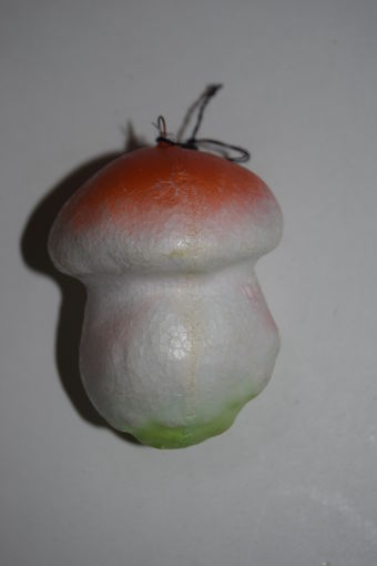 Елочная игрушка "Грибок". Пенопласт.