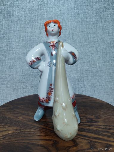 Статуэтка, фигурка фарфоровая Покати горошек