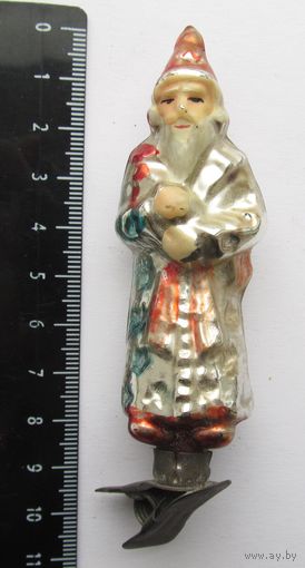 Все лоты с рубля.Елочная игрушка Звездочет,прищепка,СССР.