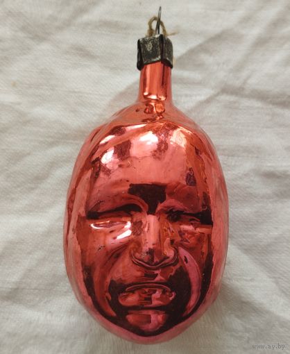 Ёлочная игрушка голова клоуна