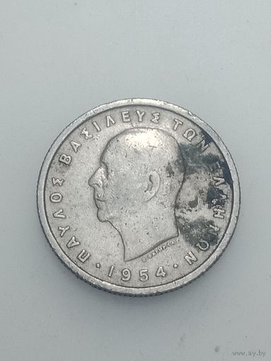 Греция 50 лепта 1954  года .