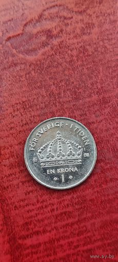 Швеция 1 крон 2007
