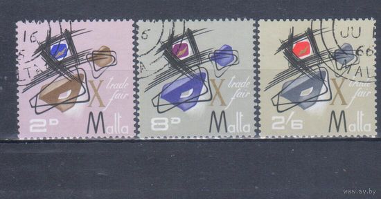 [925] Мальта 1966. Торговая выставка. Гашеная серия.