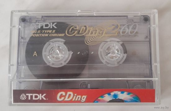 Хромовая аудиокассета TDK CDing2 60 (60 минут)