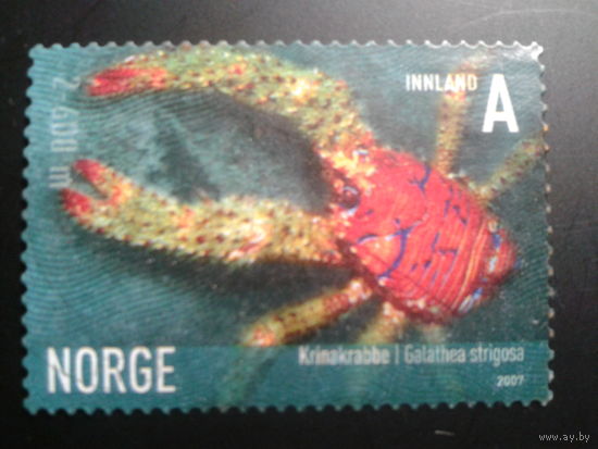 Норвегия 2007 краб