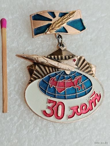 Знак. 30 лет 95-й истребительной авиационной дивизии.