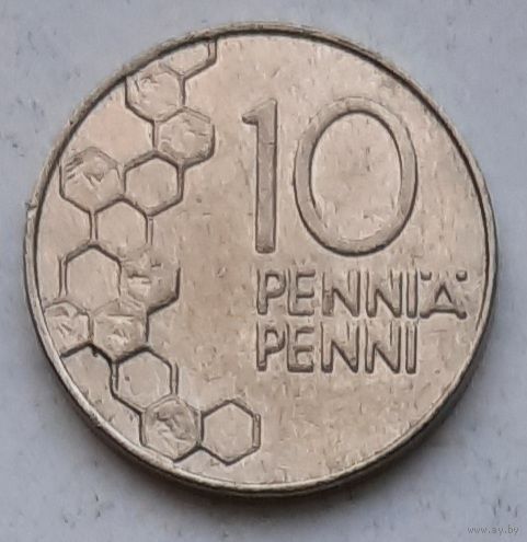 Финляндия 10 пенни 1990 г.