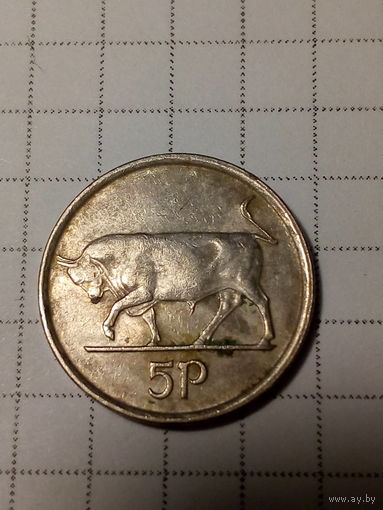5 пенсов Ирландия 1993 год
