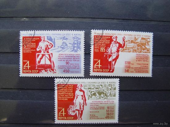 СССР 1970 г. Решения пленума - в жизнь.