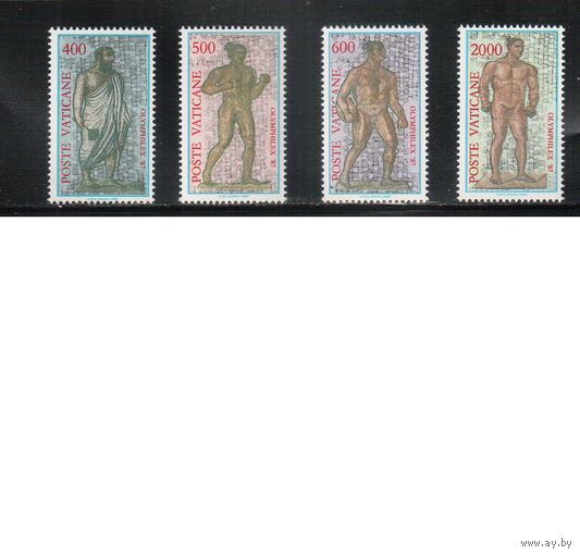 Ватикан-1987,(Мих.916-919) **   ,  Спорт, Искусство, ОИ(полная серия)