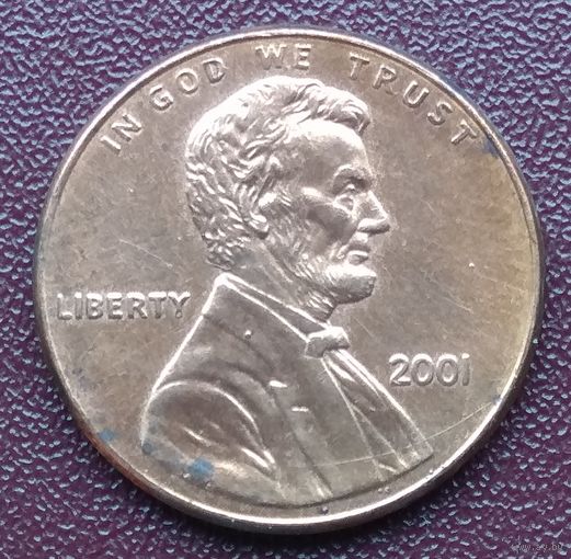 США. 1 цент. 2001 год