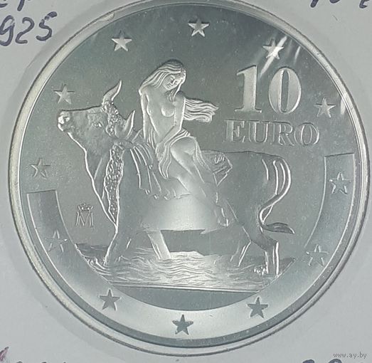 Испания 10 евро 2003  Искусство - Похищение Европы
