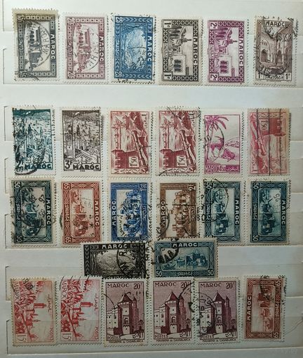 Марокко. Сборка марок