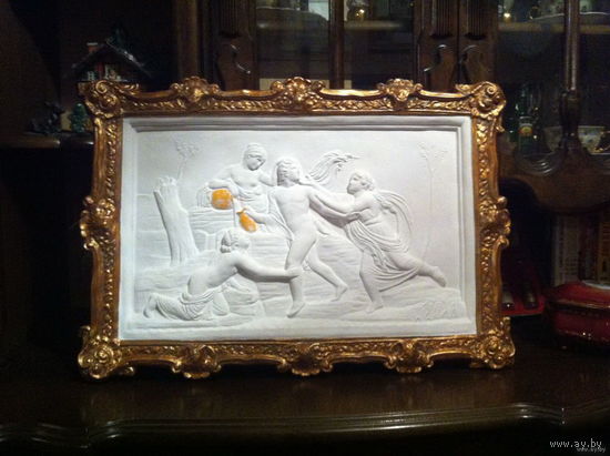 - Барельеф У ОЗЕРА 57х40 см панно