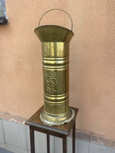 Старинная зонтница, латунь, Европа, много лотов с рубля