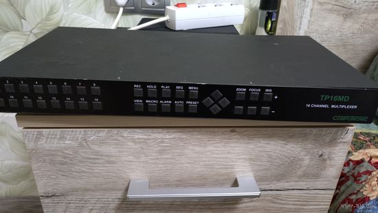 Computronic TP16MD - шестнадцатиканальный, черно-белый, дуплексный мультиплексор,