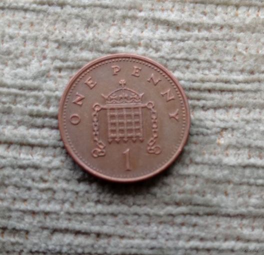 Werty71 Великобритания 1 пенни 2000 Елизавета 2