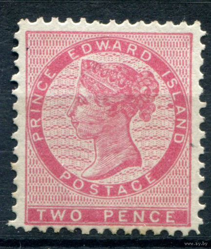 Британские колонии - остров принца Эдуарда - 1862/68г. - королева Виктория, перфорация 11 1/2, 2 P - 1 марка - чистая, без клея [Mi 5 C]. #3-WB-102-A-1