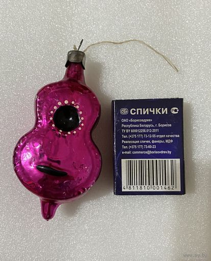 Елочная игрушка. Гитара.