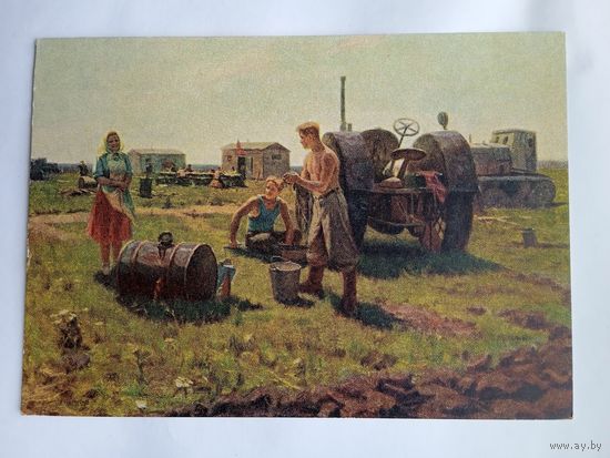 1955. соцреализм. Новосельцев