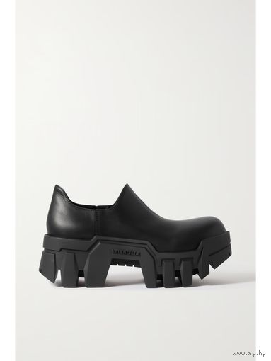 Balenciaga ботинки bulldozer leather platform loafers EU36