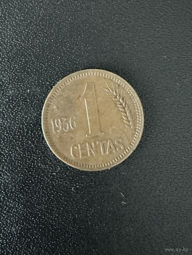 1 цент 1936 года. Хорошее состояние. С 1 рубля