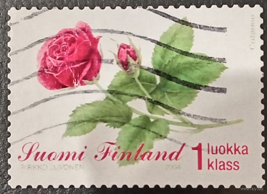 Финляндия 2004. Флора. Цветы. Роза