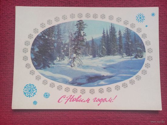 С Новым Годом! Раскина, Пегов 1976 г. Чистая. Кр1.
