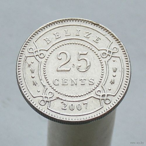 Белиз  25 центов 2007